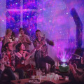 Pikkukuva 5 / 7: Galaxy Night Lamp / Space Lamp Star Projektori Bluetooth Speaker-Perfetillä