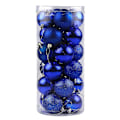 Miniatyrbillede 1 af 3: 24 Julekugler i en Spand 6cm - Perfekt Blue