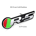 Pikkukuva 1 / 5: 3D Metalliautotarra Jaguarin auton etusäleikköön ja takaluukkuun, R Sport -embleemi RS S 25t 35t AWD -merkki, XE F PACE -tarvikkeet - Perfet RS Grill