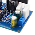 Miniatyrbillede 4 af 5: 200W Mono Effektforstærkerkort HiFi Dobbelt Udgang DC 35-60V Lydforstærkermodul wo-Perfet