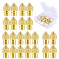 Miniatyrbild 1 av 5: 22st skrivarmunstycken Mk8 munstycke 0,2 mm, 0,3 mm, 0,4 mm, 0,5 mm, 0,6 mm, 0,8 mm, 1,0 mm för Makerbot Cr-10 3d-skrivare (FMY) - Perfet