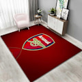 Miniatyrbillede 1 af 2: Retro Tæppe Fodboldklub Blødt Skridsikkert Meget Absorberende Tæppe Egnet til Studieværelse - Perfekt Arsenal 80x120cm
