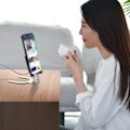 Miniatyrbilde 2 av 5: Magnetisk Trådløs Lader Pad Stativ for Mobiltelefoner 12 stk Lett og Perfekt