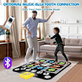 Miniatyrbilde 4 av 5: Dansematte, Dansespill Lekegave for Jenter og Gutter 3-12 år, Danseplate med Trådløs Bluetooth, 9 Utfordrende Spillmoduser - Perfekt Black