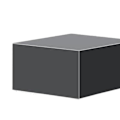 Miniatyrbillede 3 af 5: 8x Akryl Terning Displayboks Riser Nesting Riser Stativer til Mad Kage Dessert Hvid-Perfet Black