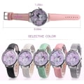 Miniatyrbillede 7 af 7: Unicorn Watch Børneur Rainbow Animal Børn Piger Læderrem Analog Legering Quartz ure Armbåndsur Green