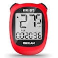 Miniatyrbillede 1 af 4: Kompatibel med MEILAN M3 Mini GPS Cykelcomputer Cykelcomputer IPX5 Vandtæt Smart Speedometer med 1,7 tommer Display Skærm - Perfekt Red