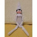 Miniatyrbillede 1 af 2: Elf Dukke Julepynt Børnegave Overraskelse Plyslegetøj Jule Reindeer Elves Pink Rød Farver-Perfekt White girl