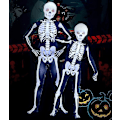 Miniatyrbillede 3 af 6: Halloween kostume skelet kostumer til børn og voksne - perfekt 130