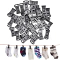 Miniatyrbilde 9 av 9: 20/40STK Sokkeklemmeholder Sokkevaskelås Multifunksjonell C - Perfet 40PCS