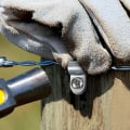 Miniatyrbilde 2 av 5: 100 stk rustfritt stål gjerde wire klips husdyr gjerde klips-perfet