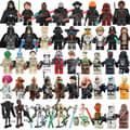 50 Star Wars minifigurer, inklusive Luke og Darth Vader size:50 pcs