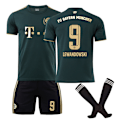 Miniatyrbild 1 av 2: Lewandowski #9 tröja 2022-2023 Ny säsong fotbollströjor set för barn och ungdomar 2223 Barcelona Hem Vuxna Barn Komfort - Perfet Golden Special Edition Kids 22(120-130CM)