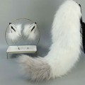 Miniatyrbilde 6 av 6: Gull rød ulv rev animasjon dyr ører beist KC hale ulve ører katt øre pannebånd tilpasset COSPLAY - Perfet Only tail