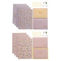 Pikkukuva 1 / 6: Paperitarvikkeet (vuorattu) 24 kpl ja kirjekuoret 12 kpl, paperitavarat ja set tarvikkeineen - Perfet Style 3