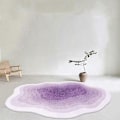 Miniatyrbillede 1 af 5: Nordisk stil blødt tæppe stue tæppe soveværelse tæppe uregelmæssig sky-formet sofa kaffebord gulvtæppe indgangsdør måtte - perfekt 6 60X90CM