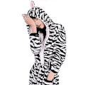 Pikkukuva 1 / 5: Sarjakuva Yöpaita Flanelli Kirahvi Kylpytakki Tiikeri Pyjama Kenguru Kotivaatteet-Perfet Zebra robe M