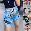 Miniatyrbild 2 av 5: Boxningshorts Anti-friktion Muay Thai Kickboxningshorts för Män Banmo-Perfet Red M