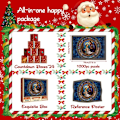 Miniatyrbillede 5 af 6: Julekrybbe adventskalenderpuslespil 2023 puslespil 24 dages nedtælling til julepuslespil Julelegetøj til børn gaver Christmas style 70x50cm