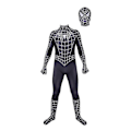 Miniatyrbillede 5 af 5: Mænds Remy Kostume Venom Symbiote Remy Dragt Zentai Bodystocking Voksen-Perfekt Hood Detachable XS