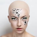 Miniatyrbilde 4 av 5: Latex Bald Caps for Voksne Sminke Skallet Hode Parykkhette Kostyme Tilbehør 4 stk - Perfet