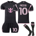 Miniatyrbilde 1 av 2: Inter Miami CF Away Fotballdrakt med sokker for Kid No. 10 Messi- Perfet 24