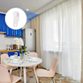 Miniatyrbild 5 av 5: Curtain Track Krok Vit Gardin Krok Slider - Perfet