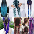Miniatyrbillede 4 af 6: Jumbo fletninger, Ombre fletninger, Rasta fletninger - 24 farver - Perfet Jumbo - 12