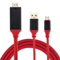 Miniatyrbillede 1 af 3: USB-C til HDMI adapter 2 m - Perfet red