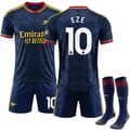 2026-2027 Arsenal bortafotbollsställ för barn (inklusive strumpor), nummer 10 Eberrej Eze 28