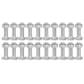 Miniatyrbild 5 av 5: 20 Set 22mm M6x20 Bultar och M6 Mutter Aluminium Muttrar & Bultar Set verktygstillbehör för Växthus-Perfet