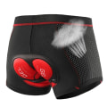 Miniatyrbilde 6 av 6: Pustende sykkelshorts Sykkelundertøy Gel Pad - Perfet Red 3XL