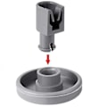 Miniatyrbillede 4 af 5: Aeg Electrolux Favorit Zanussi Opvaskemaskine Nederste Kurv Hjul (12 stk) - Perfet
