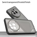 Miniatyrbilde 5 av 5: Kompatibel med Nothing Phone (3a) Pro Deksel Fallsikker Airbag Frostet Gjennomsiktig PC TPU Telefon Bakdeksel - Pur-Perfet Black