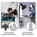 Miniatyrbilde 5 av 6: 5 stk standard 1/4 til 3/8 tommers metallomformer gjengede skruer - Perfet