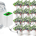 Miniatyrbillede 1 af 5: Automatisk vandingssystem til potteplanter, vandingsenheder USB automatisk drypvandingssæt plantevandingssystem med vandtimer - Perfekt for 12 Plants