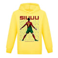 Miniatyrbild 1 av 2: Julgåvor Cristiano Ronaldo Hoodie VM Nr. 7 Fotbollsstjärna Hoodie Flickor Pojkar Huvtröja Pullover Toppar Barn Tonåringar-Perfekt Yellow 5-6years