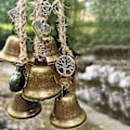 Pikkukuva 1 / 5: Noitakelloja, Ovien Suoja, Bohemian Tuulisoitto Riippuva Koriste Verannalle, Puutarhaan, Ikkunaan (1 Sarja - 48mm) - Perfet