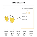 Pikkukuva 2 / 10: Sydän aurinkolasit Naisten aurinkolasit CLEAR YELLOW- Perfet Clear Yellow