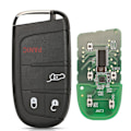 Pikkukuva 1 / 5: Älykäs kaukosäädinavaimen 433MHz 4A Avaimeton Jeep Renegade Compass C-CUV Trailhawk SIP22 M3N-40821302 68250335AB-Perfet 4 Buttons SUV