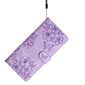 Miniatyrbild 5 av 5: För Samsung Galaxy S24 Mobiltelefonfodral Tryckt PU Läder Plånboksställ Anti-fall Skyddsfodral - Perfet Style C
