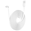 Miniatyrbilde 1 av 5: 10 m Værbestandig Kamera Lader USB Utendørs Lang Ladekabel Rettvinklet USB Strømkabel Enkel å Bruke-Perfekt