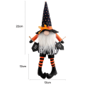 Pikkukuva 4 / 6: Halloween taikuri nukke silinterihattu Noitatonttu Kasvoton vanha mies A - Perfet B