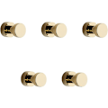 Miniatyrbilde 2 av 6: Håndklekroker i gull 5-pakk rustfri metall frakk- og kleskroker - Perfet
