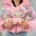 Miniatyrbillede 2 af 3: Sanrio Series tegneserievedhæng 23 cm Melodi Plys Dukke Legetøj Present - Perfet Hello Kitty