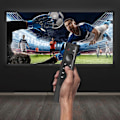 Miniatyrbilde 3 av 5: Beskyttende silikonhylser for kontroller Kompatible med NVIDIA Shield TV Pro fjernkontroll, hudvennlig dekselpose, svart-Perfekt Black