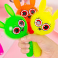 Miniatyrbillede 2 af 5: Håndholdt Let Gummi legetøj Finger Dekompressions Stick legetøj Blød Klemme Stress Relief legetøj - Perfekt Luminous Handle Bear