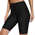 Miniatyrbilde 1 av 5: Dykkingshorts for kvinner - Reduserer gnagsår, lett, myk, hudvennlig våtdrakt, korte bukser for surfing - Perfekt Black L