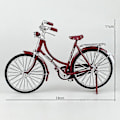 Pikkukuva 4 / 5: 1:10 Alloy Classic Retro Polkupyörämalli Koriste-Perfet Red Man Style