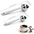 Miniatyrbild 6 av 6: 2-pack kaffeskopa 1 matsked 15 ml och 2 matskedar 30 ml - Perfet